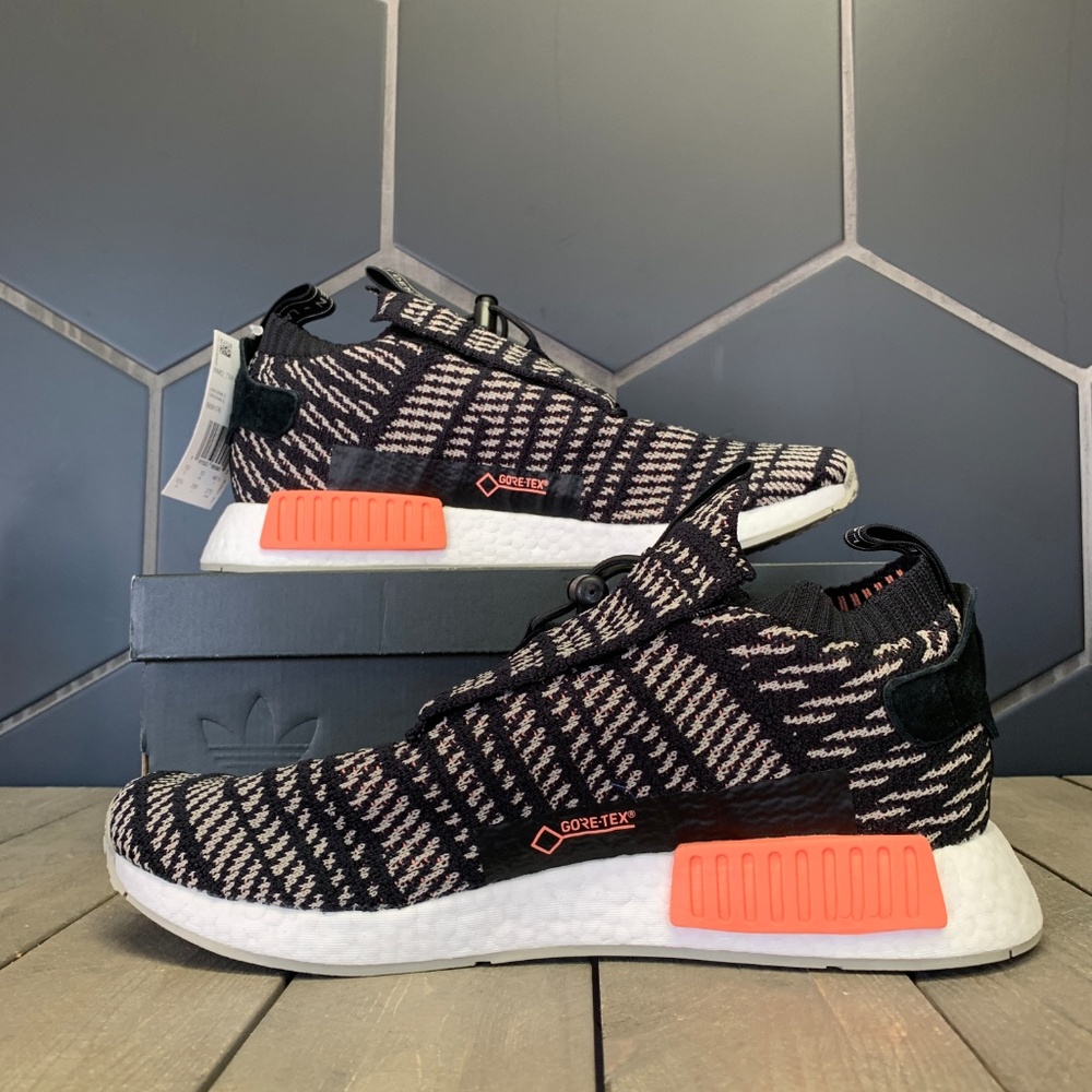 Adidas NMD TS1 Primeknit GTX Core Black Oreo Shoe - Picture 2 of 7